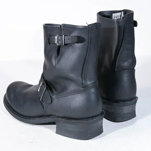 Frye Engineer 8R Womens Ankle Boots in Black - 8 - Picture 3 of 6